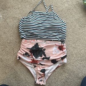 high waisted bikini, brand new